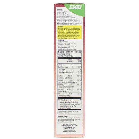 Floravital Iron + Herbs Liquid Extract, SAL